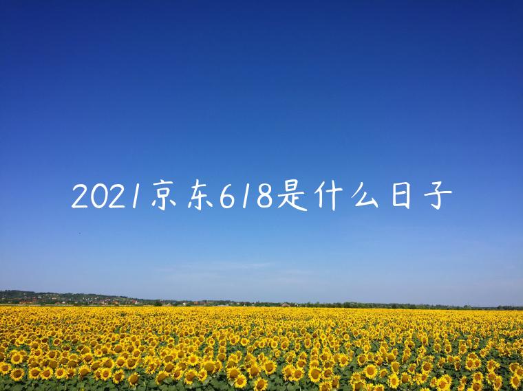 2021京東618是什么日子